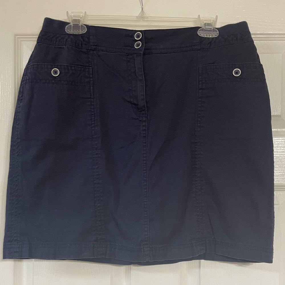 Karen Scott navy blue skort Size 10